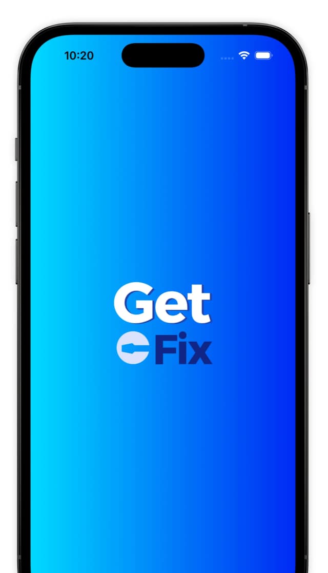 GetFix Mobile App Interface